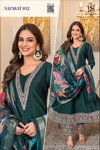18 Attitude Nazakat Maslin Anarkali Kurti With Bottom Dupatta Suppliers In India